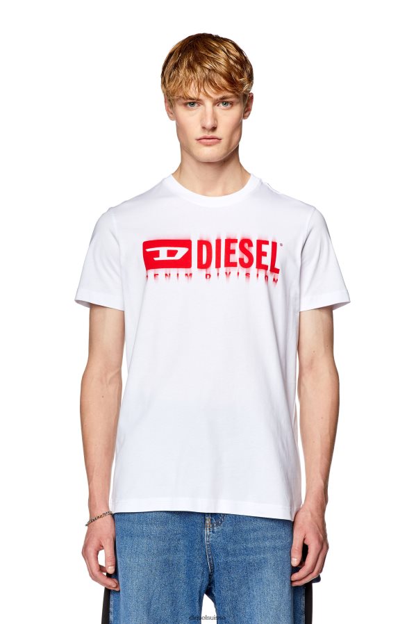 ch Diesel Hommes t-diegor-l6 blanc 0R48H8245 vêtements