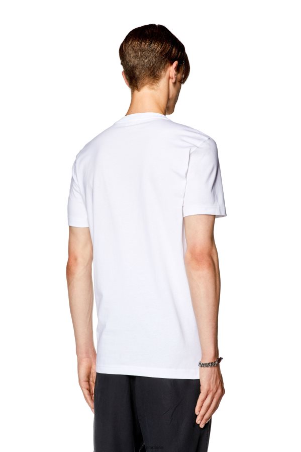 ch Diesel Hommes t-diegor-l7 blanc 0R48H8260 vêtements