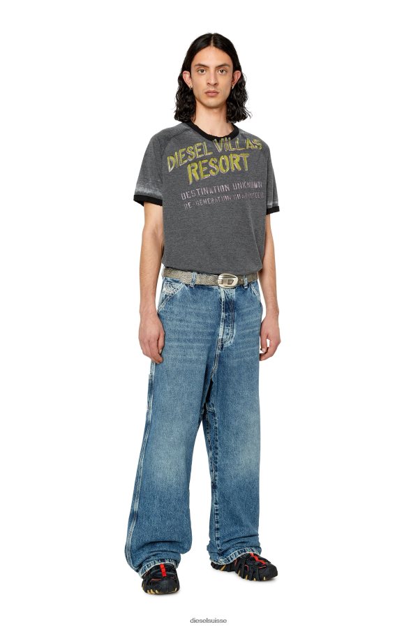 ch Diesel Hommes t-dielan gris 0R48H8224 vêtements