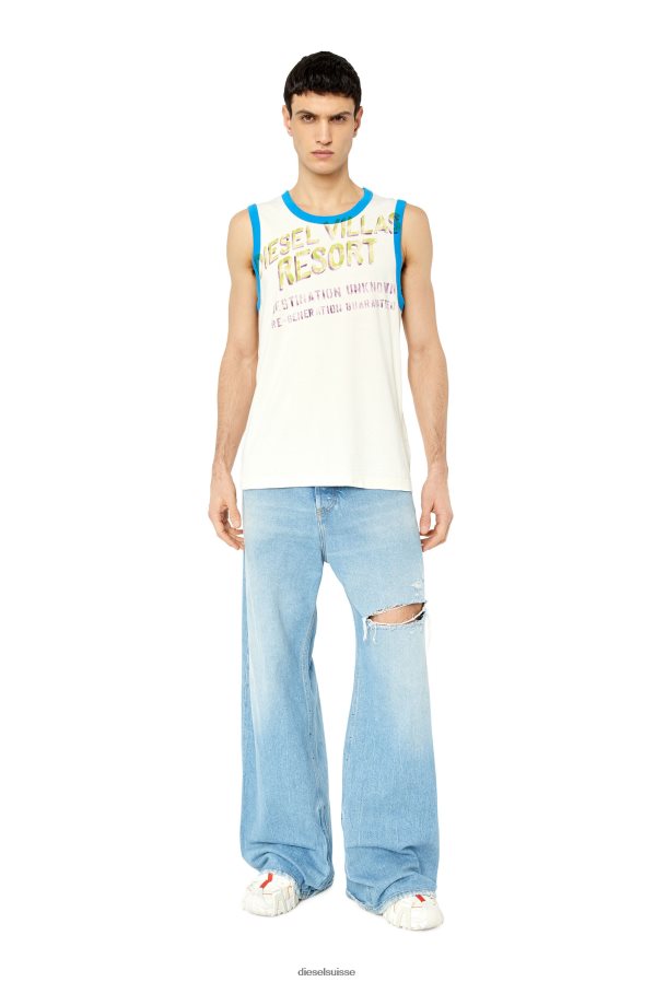 ch Diesel Hommes t-hoppy blanc 0R48H8215 vêtements