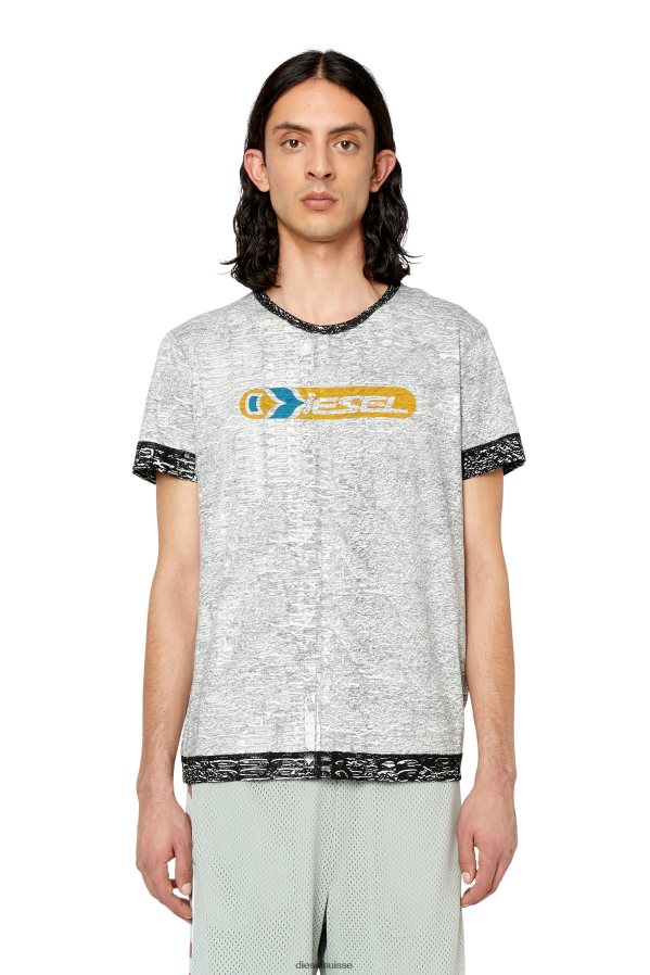 ch Diesel Hommes t-intérieur gris 0R48H8173 vêtements