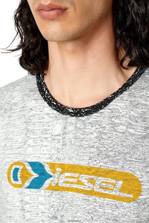 ch Diesel Hommes t-intérieur gris 0R48H8173 vêtements