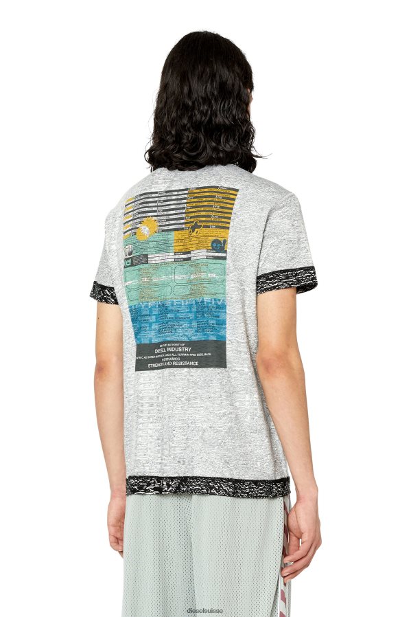 ch Diesel Hommes t-intérieur gris 0R48H8173 vêtements