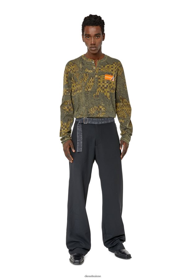 ch Diesel Hommes t-juser-g1 vert militaire 0R48H8218 vêtements