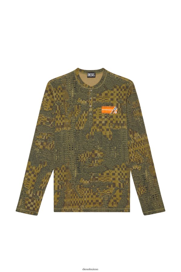 ch Diesel Hommes t-juser-g1 vert militaire 0R48H8218 vêtements