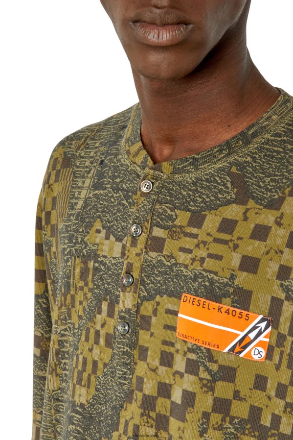 ch Diesel Hommes t-juser-g1 vert militaire 0R48H8218 vêtements