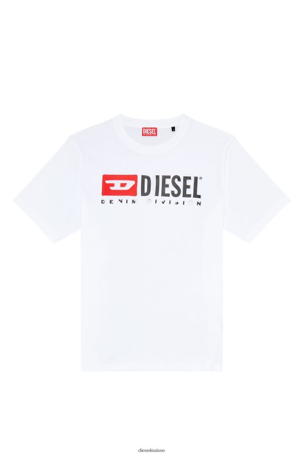 ch Diesel Hommes t-juste-divisé blanc 0R48H8284 vêtements