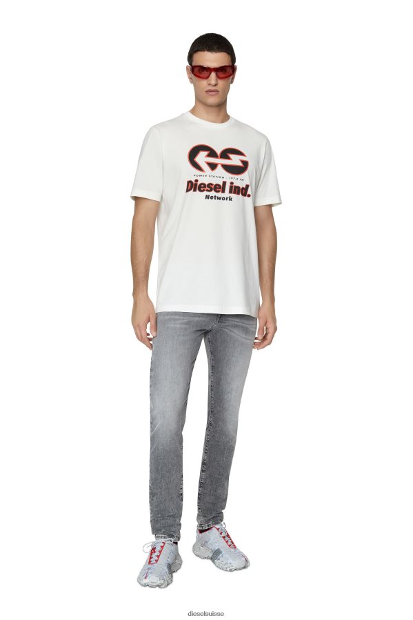 ch Diesel Hommes t-juste-e18 blanc 0R48H8200 vêtements