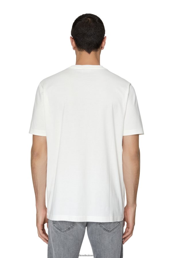 ch Diesel Hommes t-juste-e18 blanc 0R48H8200 vêtements