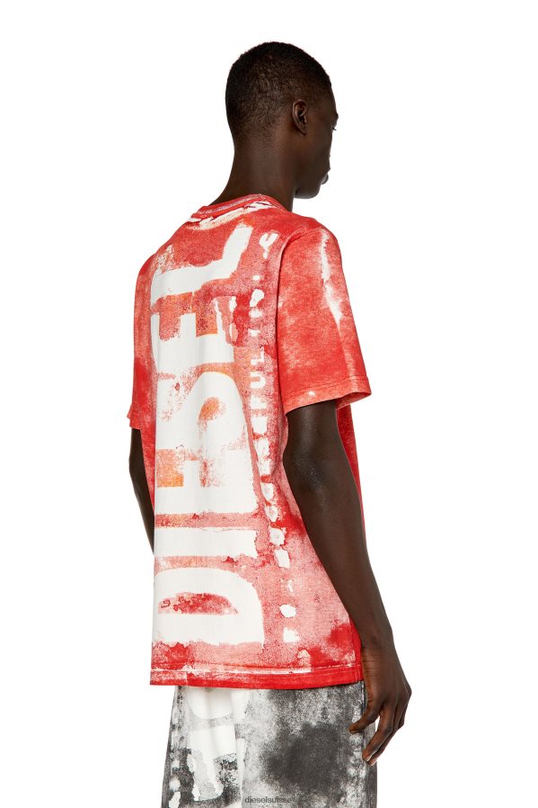 ch Diesel Hommes t-juste-g12 rouge 0R48H8184 vêtements