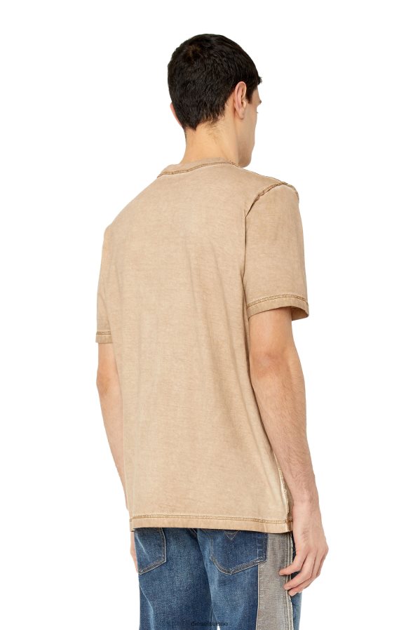 ch Diesel Hommes t-juste-g13 beige/rouge 0R48H8193 vêtements