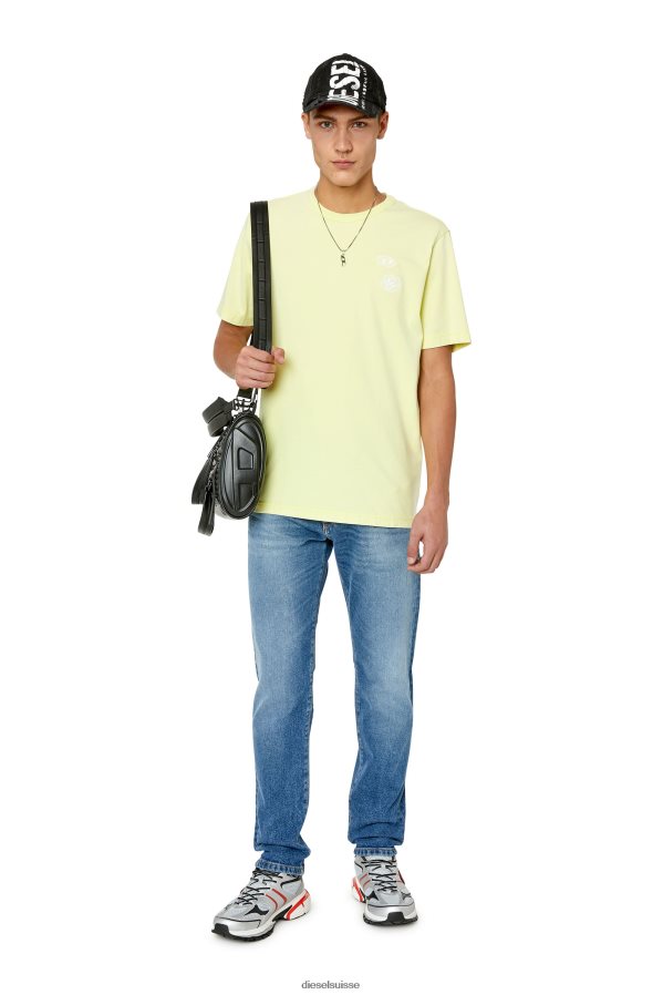 ch Diesel Hommes t-juste-g14 jaune fluo 0R48H8219 vêtements