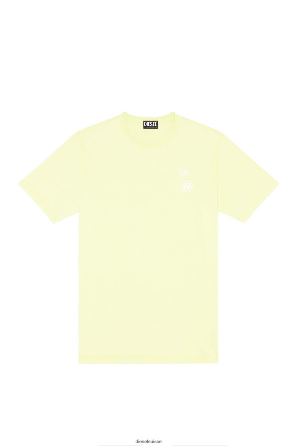 ch Diesel Hommes t-juste-g14 jaune fluo 0R48H8219 vêtements