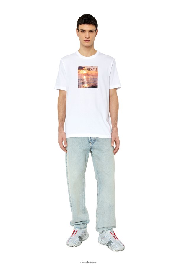 ch Diesel Hommes t-juste-g24 blanc 0R48H8172 vêtements