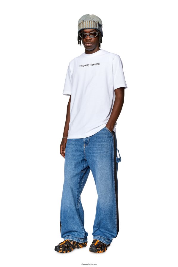 ch Diesel Hommes t-juste-l7 blanc 0R48H8258 vêtements