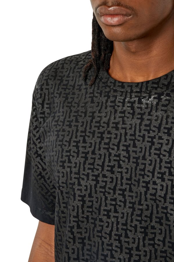 ch Diesel Hommes t-juste-mono noir 0R48H8188 vêtements