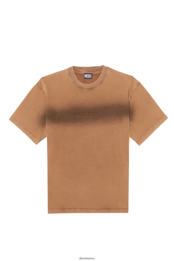 ch Diesel Hommes t-lavage-c5 brun 0R48H8208 vêtements
