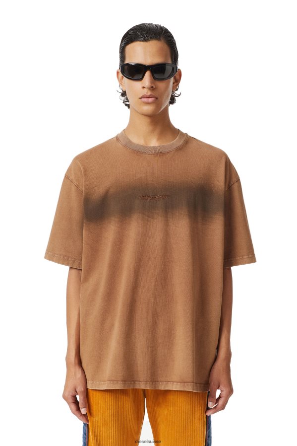 ch Diesel Hommes t-lavage-c5 brun 0R48H8208 vêtements
