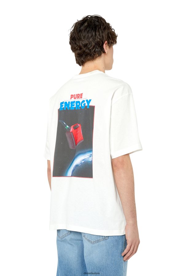 ch Diesel Hommes t-lavage-g3 blanc 0R48H8220 vêtements
