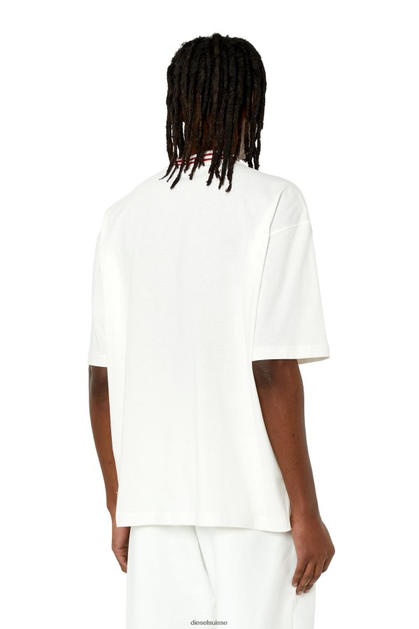 ch Diesel Hommes t-lavage-g6 blanc 0R48H8229 vêtements