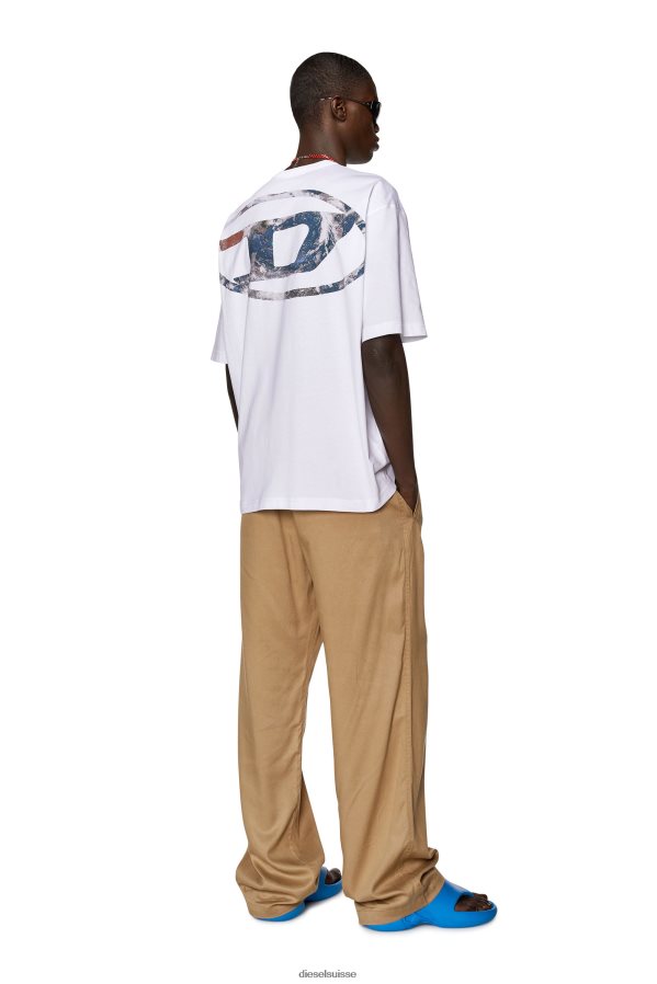 ch Diesel Hommes t-lavage-l6 blanc 0R48H8174 vêtements
