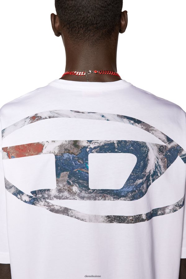 ch Diesel Hommes t-lavage-l6 blanc 0R48H8174 vêtements