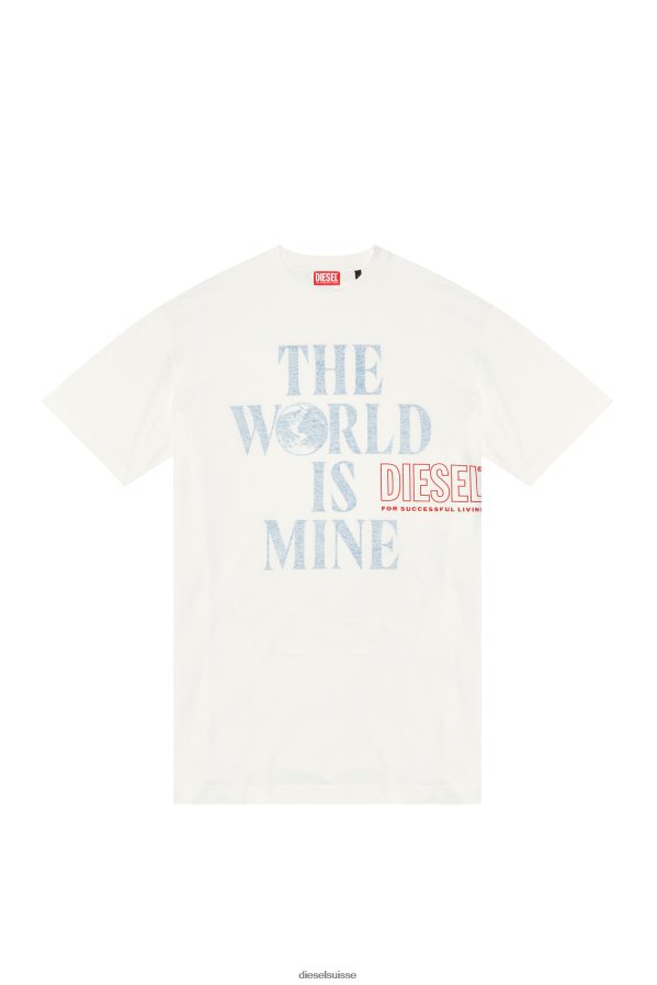 ch Diesel Hommes t-lavage-l7 blanc 0R48H8256 vêtements