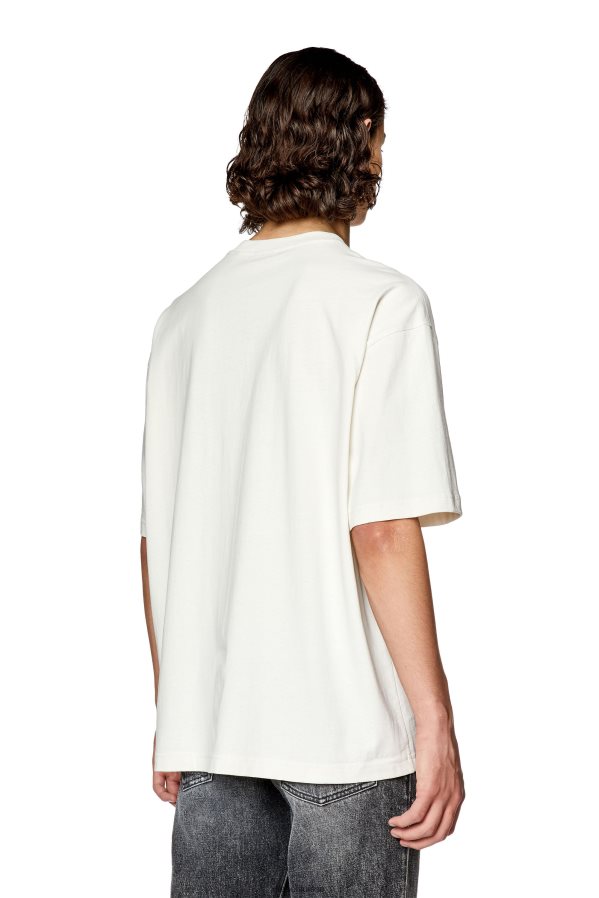 ch Diesel Hommes t-lavage-l7 blanc 0R48H8256 vêtements