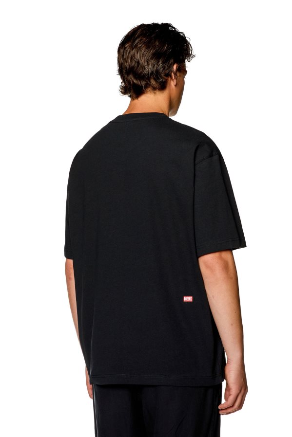 ch Diesel Hommes t-lavage-l9 noir 0R48H8242 vêtements