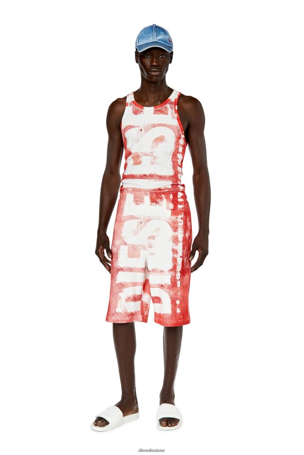 ch Diesel Hommes t-lift-g1 rouge 0R48H8253 vêtements