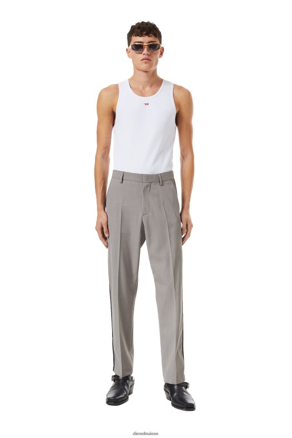 ch Diesel Hommes t-lifty-d blanc 0R48H8248 vêtements