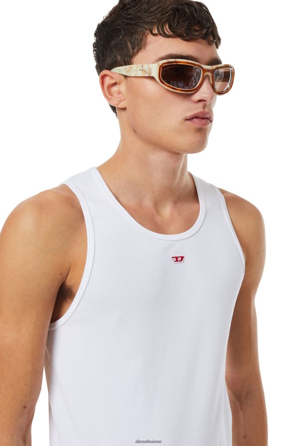 ch Diesel Hommes t-lifty-d blanc 0R48H8248 vêtements