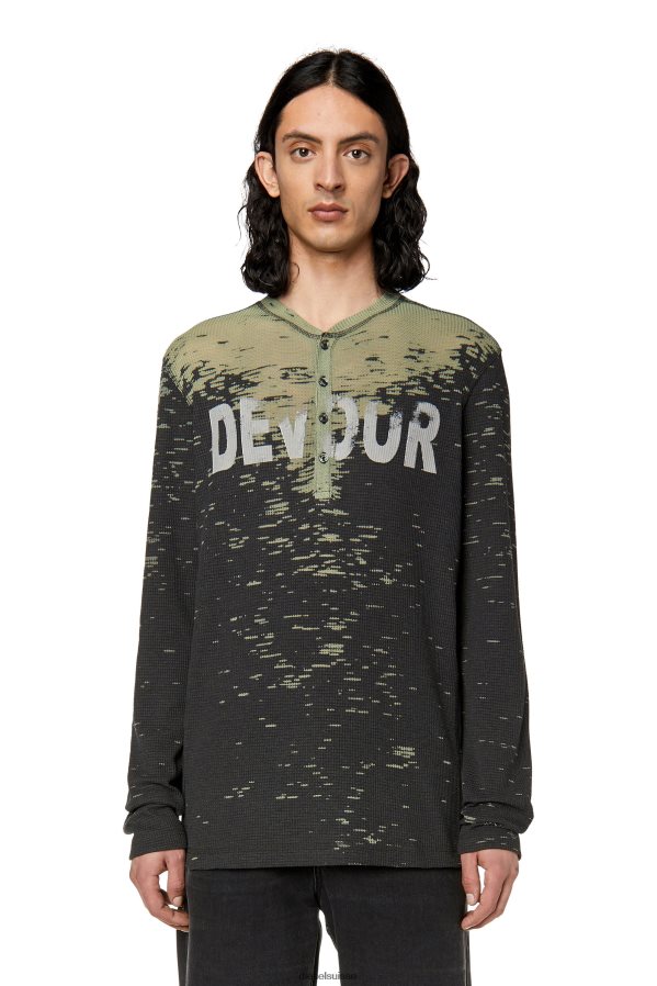 ch Diesel Hommes t-mata-h1 noir 0R48H8238 vêtements