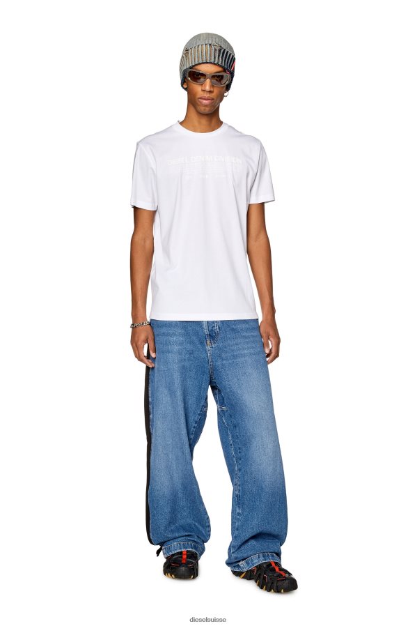 ch Diesel Hommes t-miegor-l12 blanc 0R48H8262 vêtements