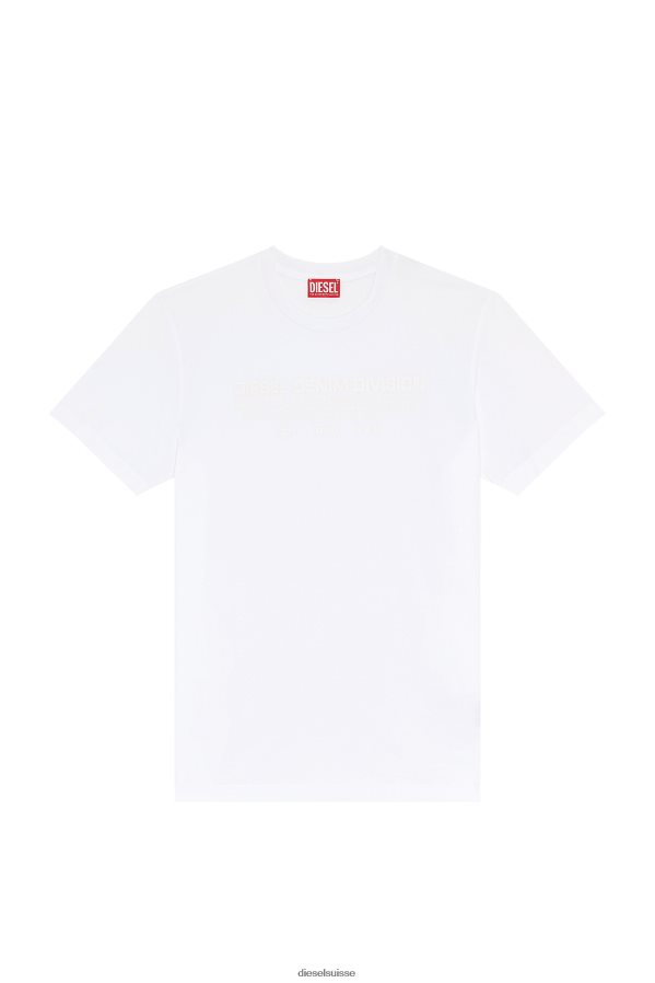 ch Diesel Hommes t-miegor-l12 blanc 0R48H8262 vêtements