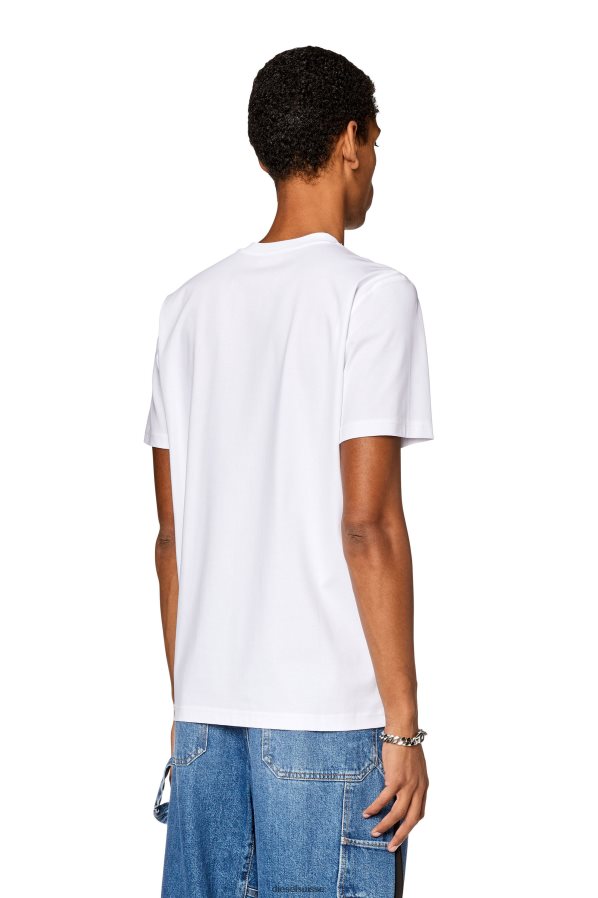 ch Diesel Hommes t-miegor-l12 blanc 0R48H8262 vêtements