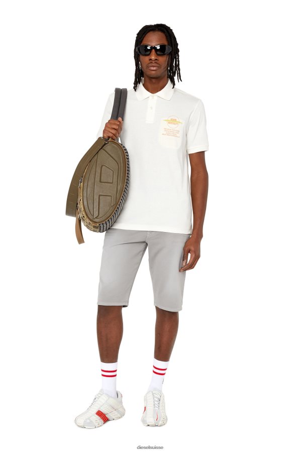 ch Diesel Hommes t-pouch blanc 0R48H8171 vêtements