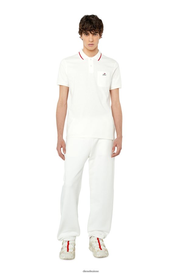 ch Diesel Hommes t-smith-poc blanc 0R48H8178 vêtements