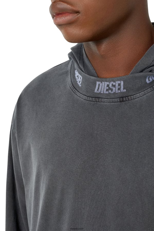 ch Diesel Hommes t-wahood-e1 noir 0R48H8207 vêtements