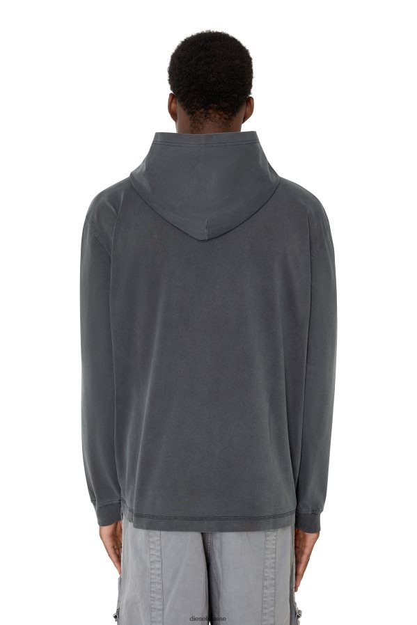 ch Diesel Hommes t-wahood-e1 noir 0R48H8207 vêtements