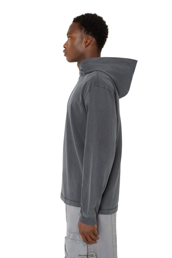 ch Diesel Hommes t-wahood-e1 noir 0R48H8207 vêtements