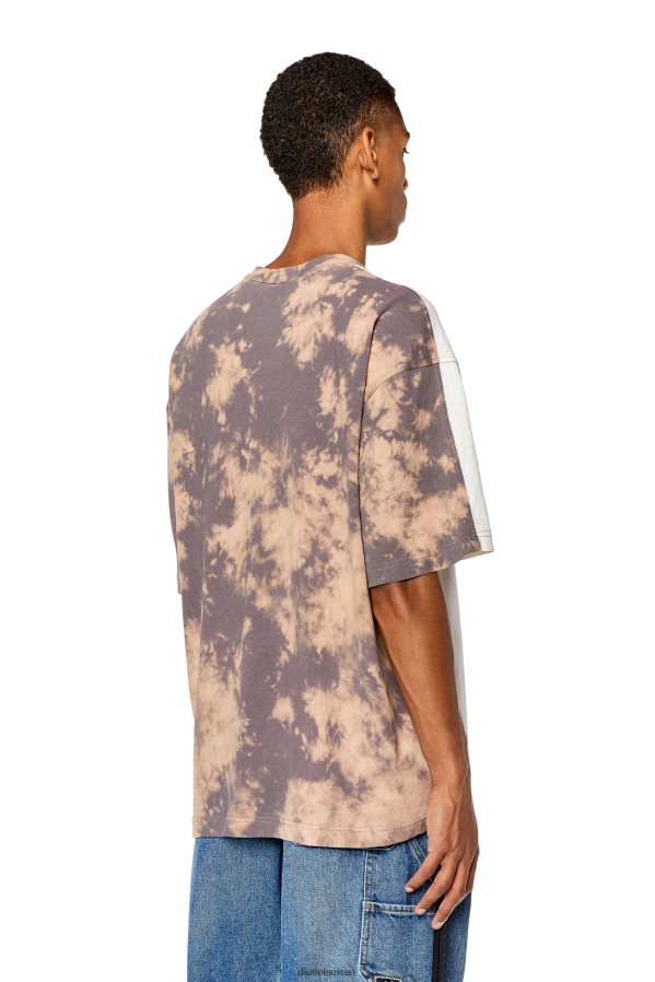 ch Diesel Hommes t-washbicol rose/blanc 0R48H8268 vêtements