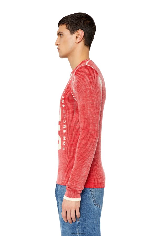 ch Diesel Hommes K-Atullus-Round rouge 0R48H887 vêtements