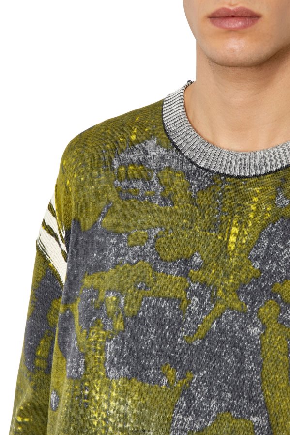 ch Diesel Hommes k-laran vert noir 0R48H8108 vêtements