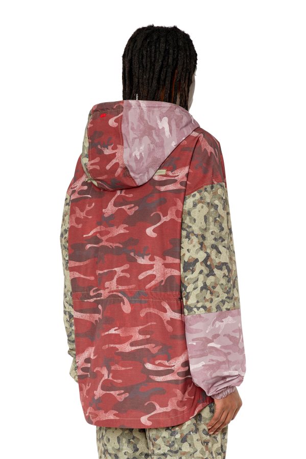 ch Diesel Hommes auwt-caleb-ht07 vert rouge 0R48H848 vêtements