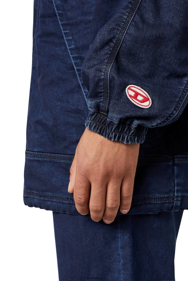 ch Diesel Hommes coupe-vent d-rodney joggjeans bleu foncé 0R48H837 vêtements