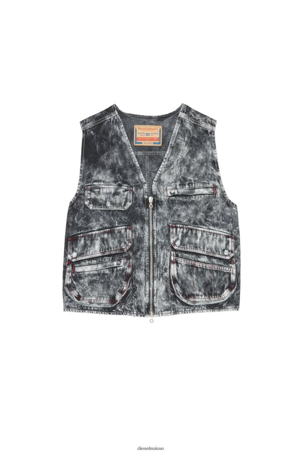 ch Diesel Hommes d-échantillon noir/gris foncé 0R48H875 vêtements