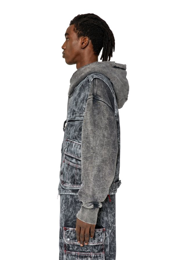 ch Diesel Hommes d-échantillon noir/gris foncé 0R48H875 vêtements