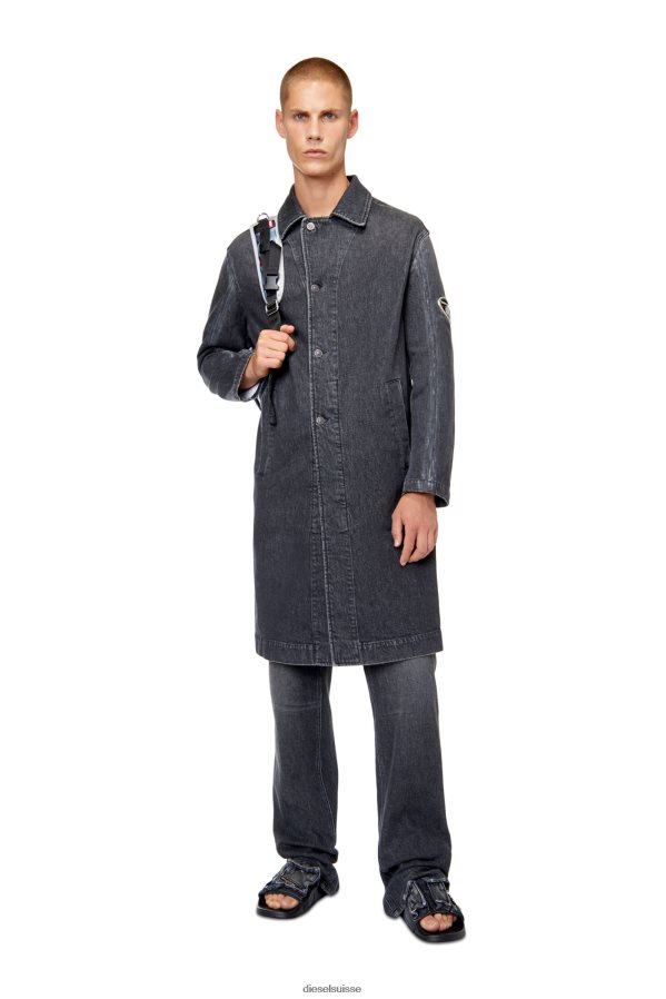 ch Diesel Hommes d-roku-long-fsc1 noir/gris foncé 0R48H877 vêtements