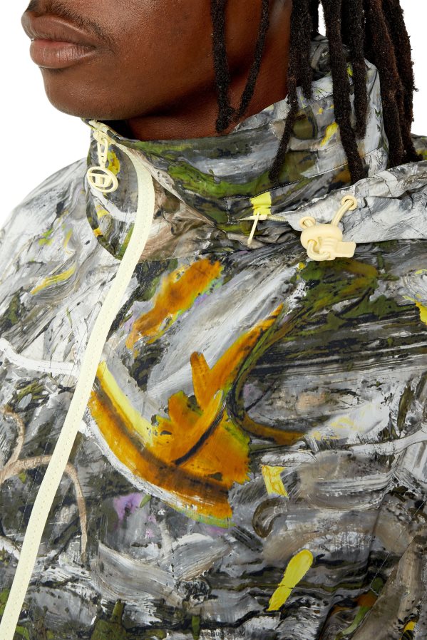 ch Diesel Hommes impression j-warrel noir blanc 0R48H847 vêtements